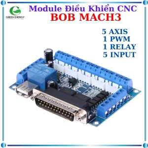 Module Điều Khiển CNC BOB MACH3 LPT 5 Trục